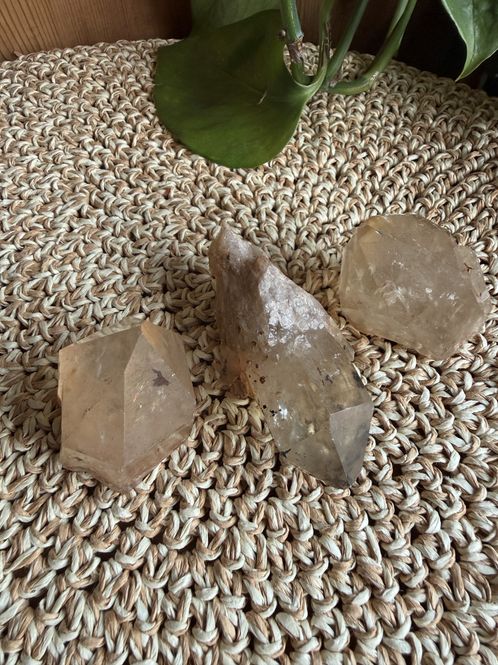 Hovedbilde Naturlig Citrin Points, lyse