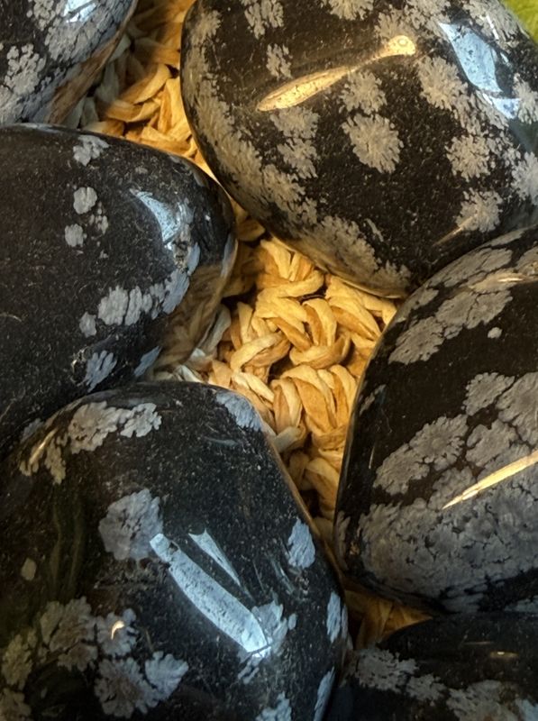 Snøfnugg obsidian jumbo