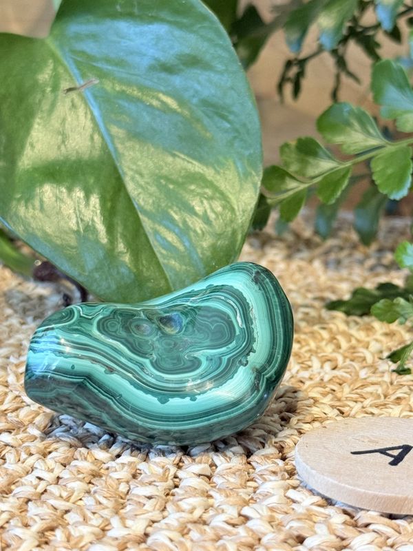 Malakitt freeform 3x6 cm