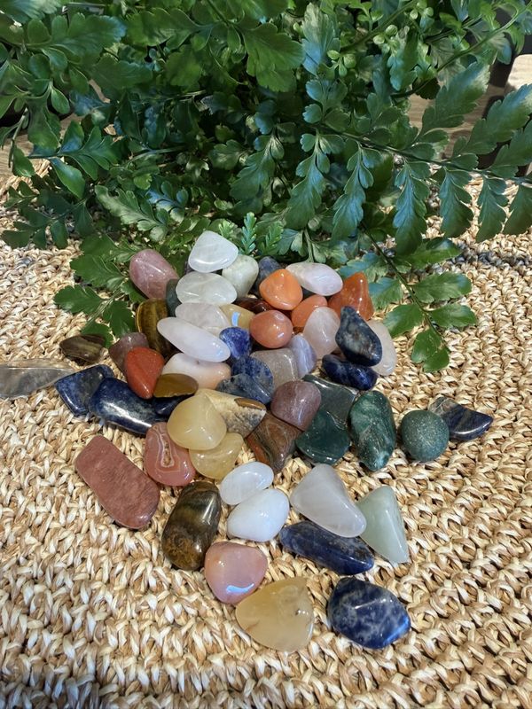 Afrikansk mix, tumbles 5 stk, medium