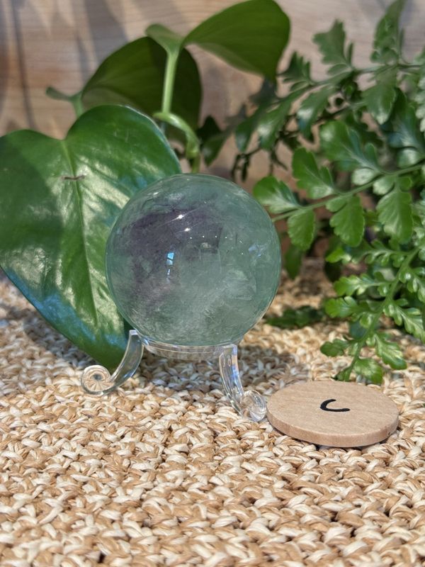 Fluoritt kule 5cm